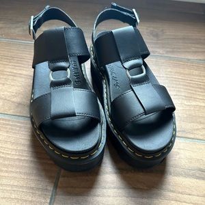 Dr Martens Francis Leather Platform Strap Sandal